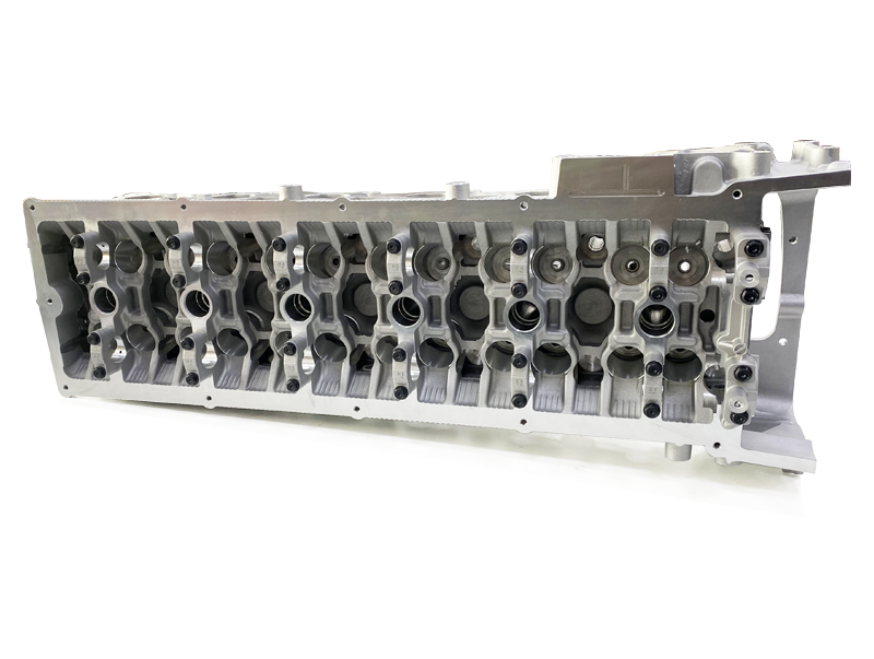 Cast Aluminum Cylinder Head, Nissan TB48, Solid, No Water Jacket, Set