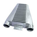 HF Intercooler Overall Size, 20"x12.25"x3.50", Core Size 18.48"x6.00"x3.50", 2.50" Inlet/Outlet, Bead Blasted Endtanks, 720HP Efficient