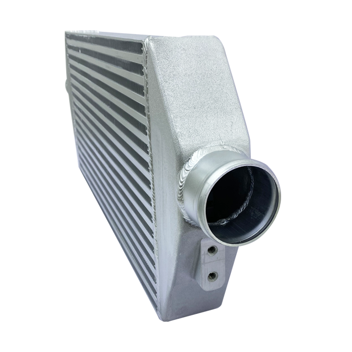 HF Intercooler Core Size, 20"x2.5"x10.5", 2.5" Inlet/Outlet, 720 CFM Flow Rate, 480 HP Efficient, Less than 2psi Pressure Drop at Max Flow, Less than 1psi Pressure Drop