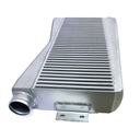 HF Intercooler Core Size, 25"x9"x3.5", Overall Length 28", 1-3" Outlet and 2-2.5" Inlets, 1950 CFM Flow Rate, 1300 HP Efficient