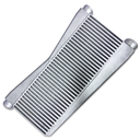 HF Intercooler Core Size, 25"x9"x3.5", Overall Length 28", 1-3" Outlet and 2-2.5" Inlets, 1950 CFM Flow Rate, 1300 HP Efficient