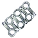 R&R Con Rod 2JZ, 141.732mm Length, Solid L19 Bolt, Set of 6
