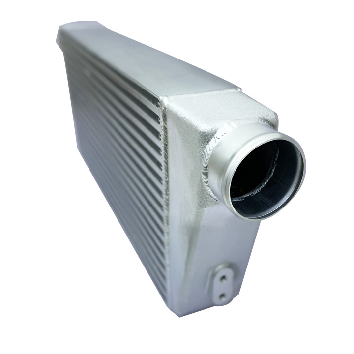 HF Intercooler Core Size, 10.5"x22"x3.5", Overall Length 30", 3" Inlet/Outlet, 1000 CFM Flow Rate, 666 HP Efficient