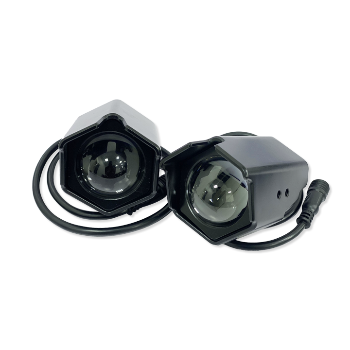 RGBW LED Laser Whipless Lights, 40W, Hexagon 50mm, Set