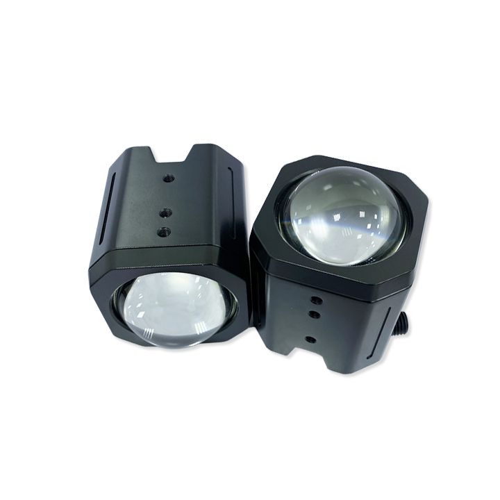 RGBW LED Laser Whipless Lights, 80W, Square 70mm, Set