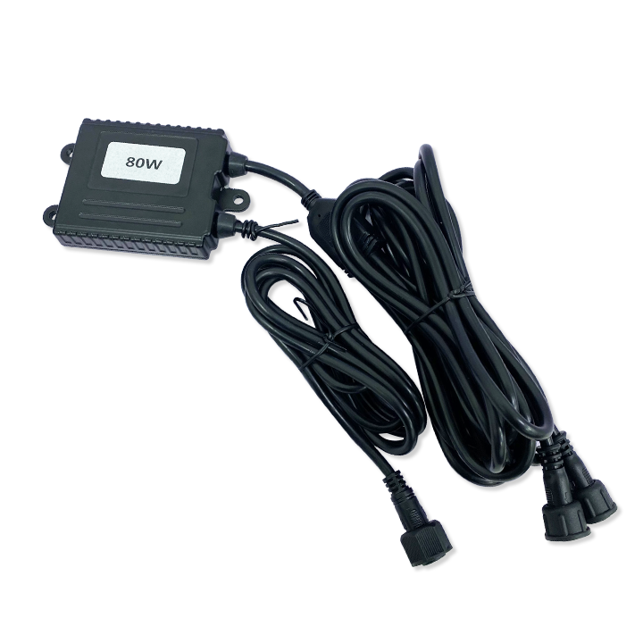 RGBW LED Laser Whipless Lights, 80W, Square 70mm, Set