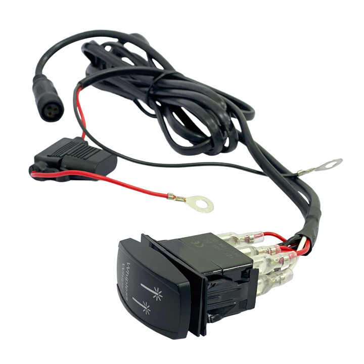 RGBW LED Laser Whipless Lights, 40W, Hexagon 30mm, Set