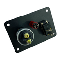 Switch Panel, Covered Toggle Switch, Red Indicator, Push Button