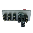 Racing Switch Panel, Covered Toggle Switch, 3 Toggle Switch, Push Button, Red LED