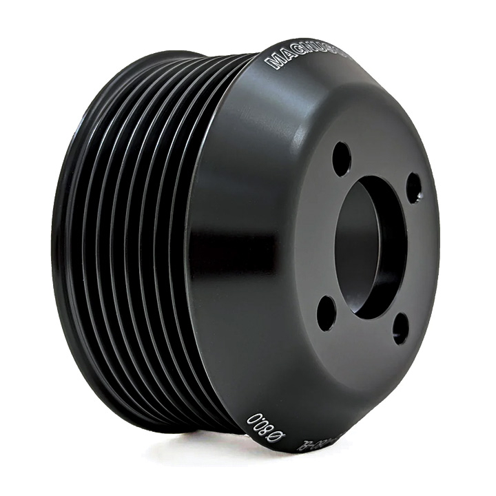 Magnuson Two-Piece Pulley, 8 Rib, 80mm Diameter