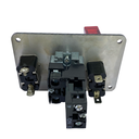 Racing Switch Panel, Covered Toggle Switch, 1 Toggle Switch, Push Button, Red LED