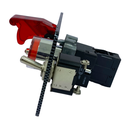 Racing Switch Panel, Covered Toggle Switch, 1 Toggle Switch, Push Button, Red LED