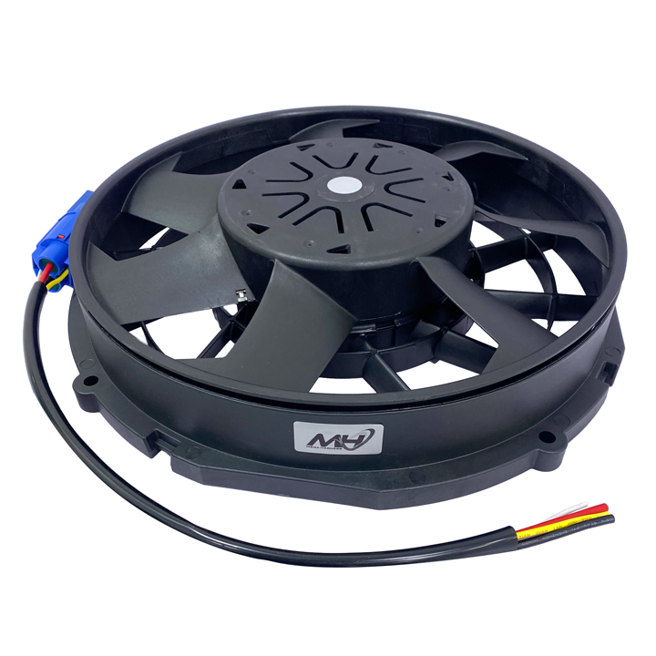 MH 12V Brushless Condenser Fan 12" Straight 1470 CFM Pusher