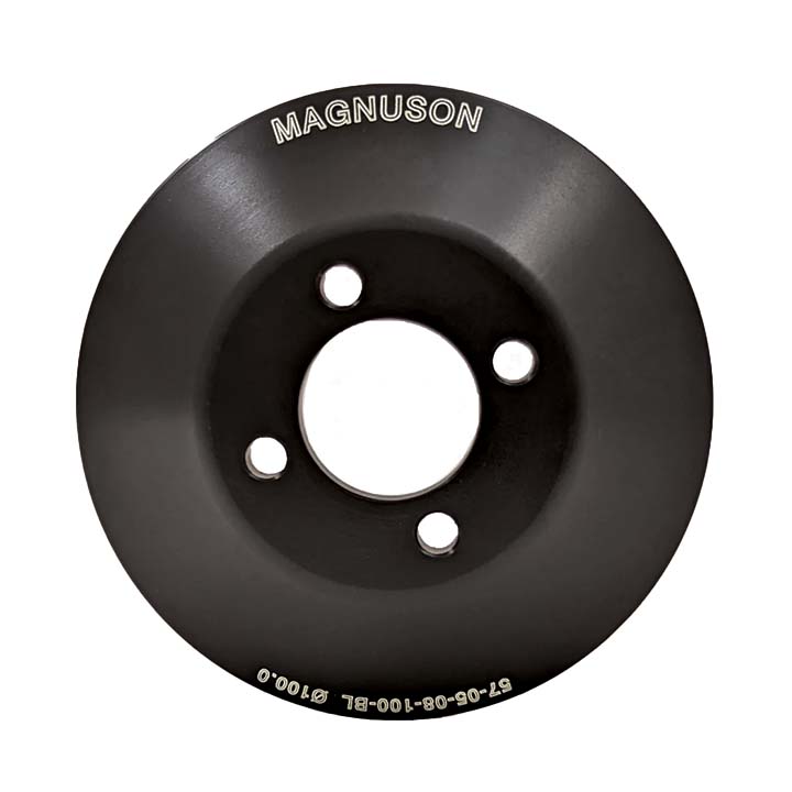 Magnuson Two-Piece Pulley, 8 Rib, 100mm Diameter