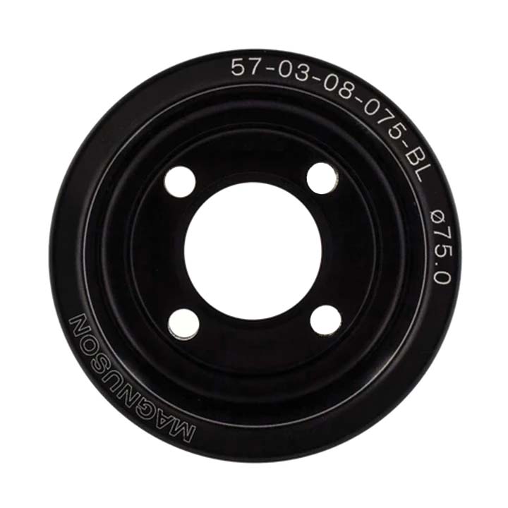 Magnuson Two-Piece Pulley, 8 Rib, 75mm Diameter 57-03-08-075-BL