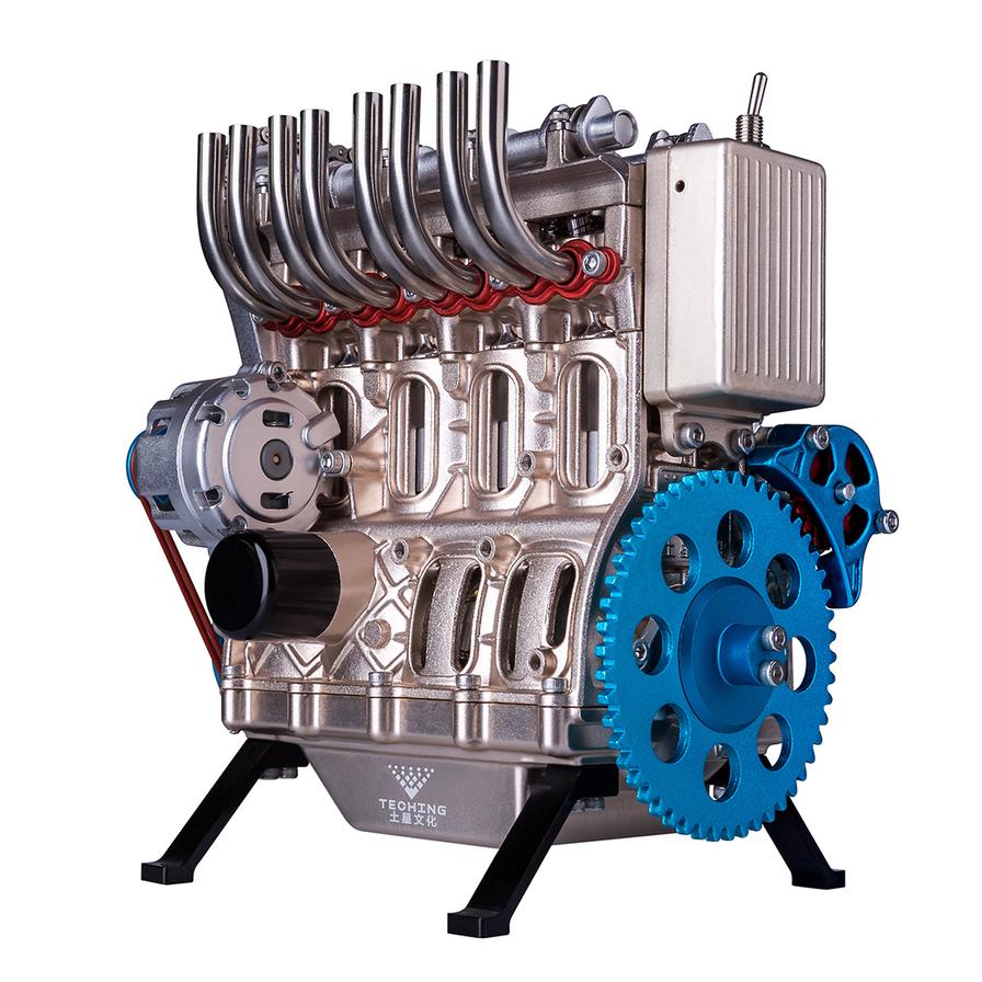 4 Cylinder Engine Assembly Model