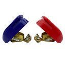 Battery Terminals Clamp, Blue/Red, Pair