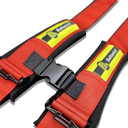 3" 4pt Seatbelt Forged Latch & Link UTV, Red