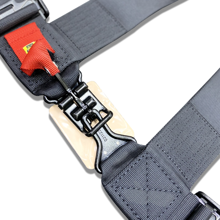3" 4pt Seatbelt Forged Latch & Link UTV, Black