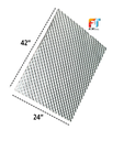 Aluminum Muffler Heat Shield, 42"x24" w/ 4 Ties, Each