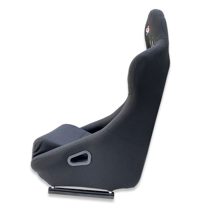 Fixed Racing Seat 1028 - Fabric Black/Black, Each