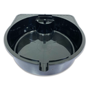 Oil Drain Pan 8L, Injection, PP Black