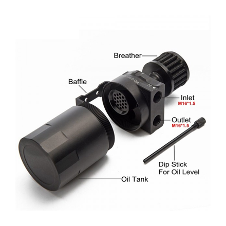 Oil Catch Tank 2-Port