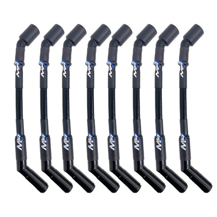 MH Wire Set, Ceramic 10mm GM Gen4 LS3/LS4/LS7 Engine Black