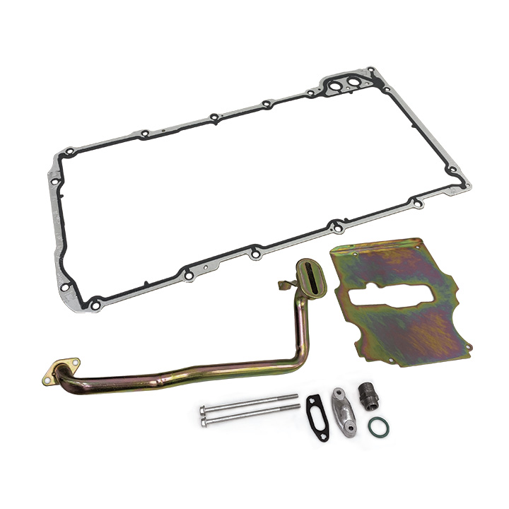 Oil Pan-GM LS Rear Sump Low-Profile Retro-Fit