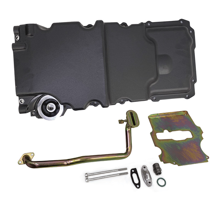 Oil Pan-GM LS Rear Sump Low-Profile Retro-Fit