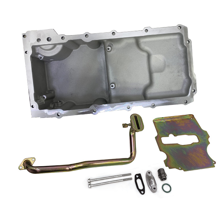 Oil Pan-GM LS Rear Sump Low-Profile Retro-Fit
