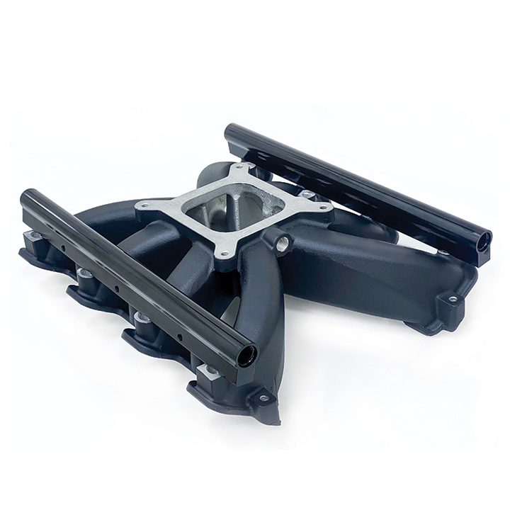 LS3, L92 Single Plane Mid Rise EFI Intake Manifold w/ Fuel Rails, 300-136