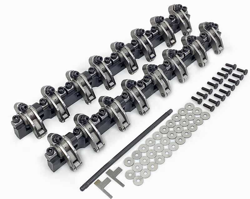 GM L92, LS3 Gen III 1.8 Ratio 17-4ph Stainless Steel Pedestal Rocker Arm w/ Hardware