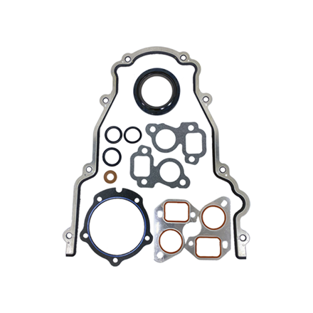 LS Timing Cover Set, w/ Water Pump Gaskets & Main Seal