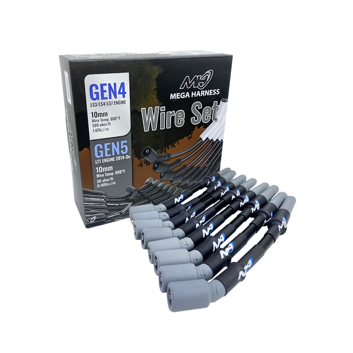 MH Wire Set, GM Gen V LT1 Eng, 2014-On Red