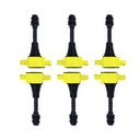 MH Ignition Coil TB48 Yellow, Set of 6