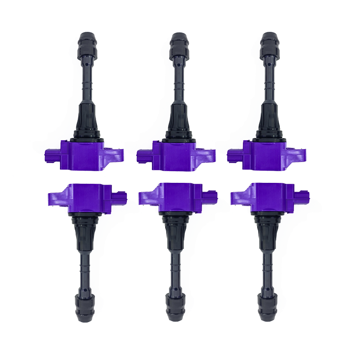 MH Ignition Coil TB48 Purple, Set of 6