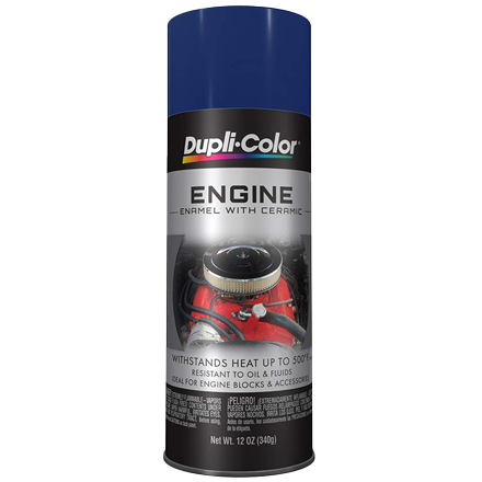 Dupli-Color Engine Enamel w/ Ceramic, Ford Dark Blue