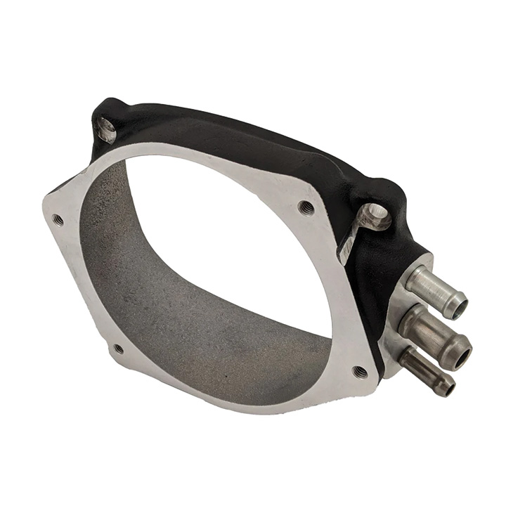 Magnuson Inlet and Barbs, 120mm (Compatible w/ 112mm and 120mm Nick Williams Throttle Bodies)