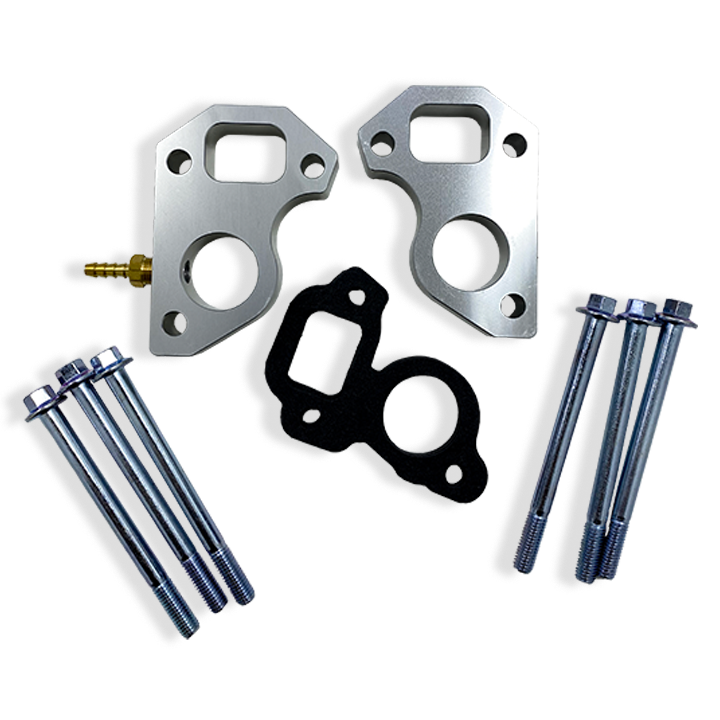 LS Water Pump Spacers 3/4 Thick Billet LS1 Camaro/Truck Swap w/ Steam Port