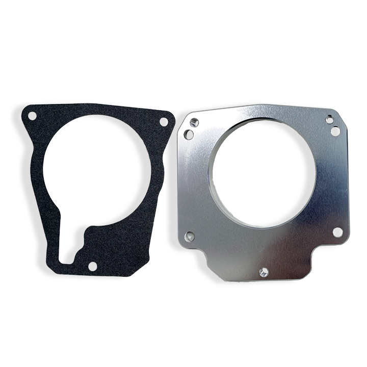 LS Throttle Body Adapter / 4 Bolt Intake to 3 Bolt TB w/ Gasket