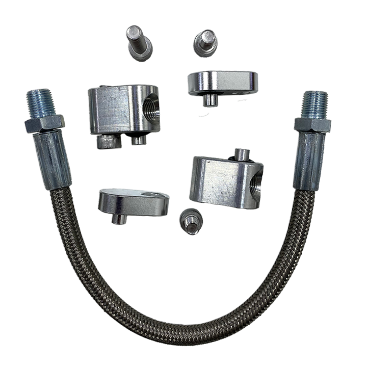 LS Stacked Coolant Steam Crossover Tube for 3 Bolt DBC DBW Gen 3 Throttle Body Stainless Steel Braided Hose Kit LS1 LSX LM7 LR4 LQ4 LS6 L59 LQ9 LM4 L33 551675