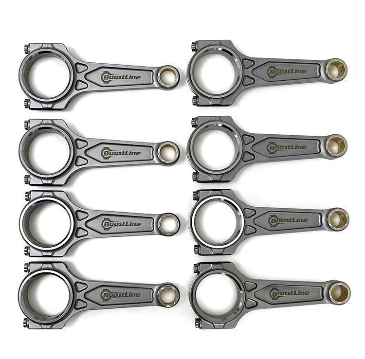Boostline Connecting Rod, Chevrolet, LS, 6.125" Length, Set of 8