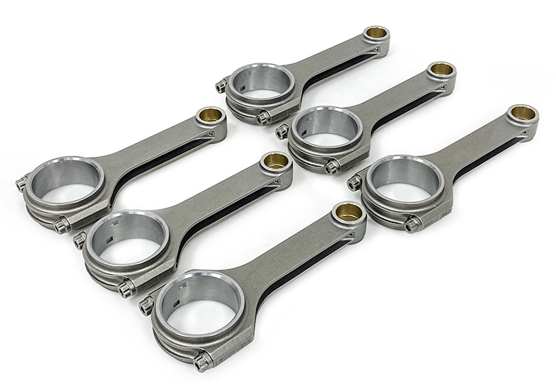Brian Crower Con Rod Toyota 1FZFE, 153.72mm Length, ProSeries-H Lightweight w/ ARP2000 3/8" Fasteners, Set of 6
