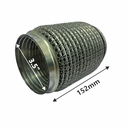 Flexible SS Coupling Wire Mesh 3.5" 152mm