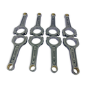 Callies Connecting Rod, Ultra Enforcer, I-Beam, 6.125" Length, Bushed, 7/16 in Cap Screws, ARP L19, Forged, Steel, GM LS-Series, Set of 8