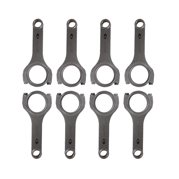 Callies Connecting Rod, Ultra H-Beam, Forged 4330 Steel, 6.350" Length, Floating, Chevy, 5.7L LS, Set of 8