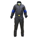 SFI Race Suit, Double Layer L Standard X Black/Blue