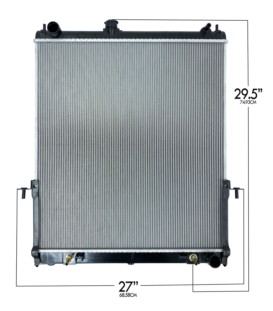 Radiator Nissan-Safari TB48 Plastic Tank 45mm
