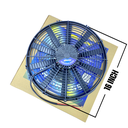 Proform Universal Brushless Fan, 12V, Puller, Straight Blade 16" 3400 CFM